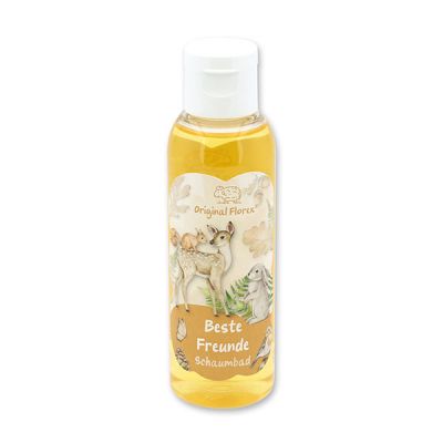 Foam bath with organic sheep milk 75ml in a bottle "Beste Freunde", Fruit dream 