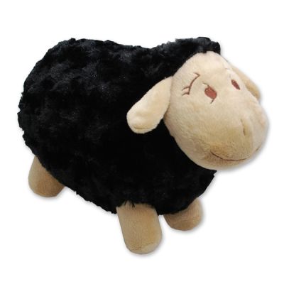 Plush sheep Lina 26cm, black 