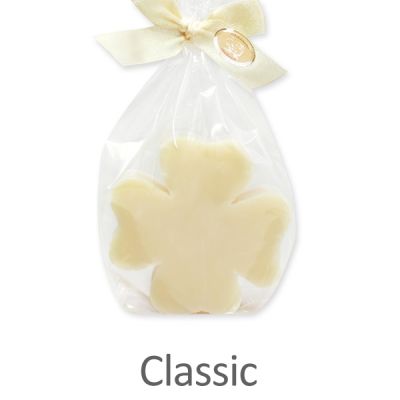 Sheep milk soap cloverleaf 120g in a cellophane, Classic 