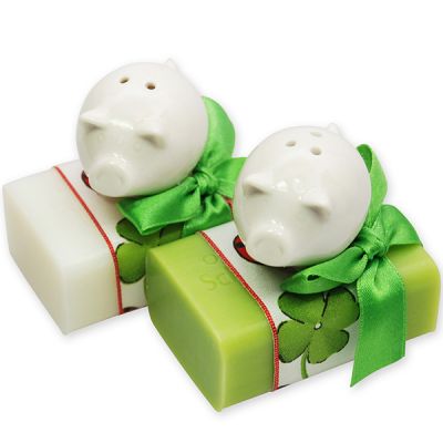 Sheep milk soap 100g decorated with a pig,
Classic/pear 