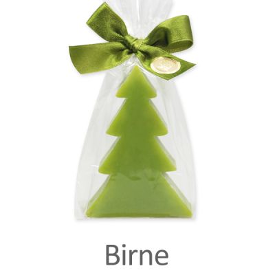 Sheep milk soap christmas tree 75g in a cellophane, Pear 