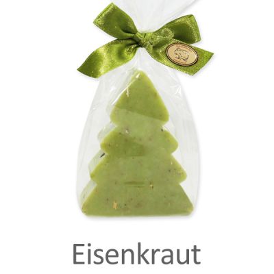 Schafmilchseife Weihnachtsbaum 115g in Cello, Eisenkraut 