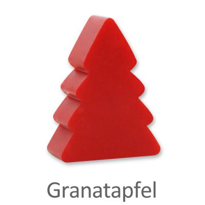 Schafmilchseife Weihnachtsbaum 115g, Granatapfel 