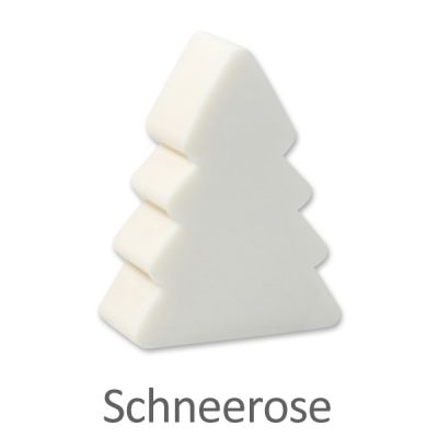 Schafmilchseife Weihnachtsbaum 115g, Schneerose 