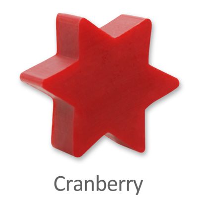 Scheep milk soap star 80g, Cranberry 