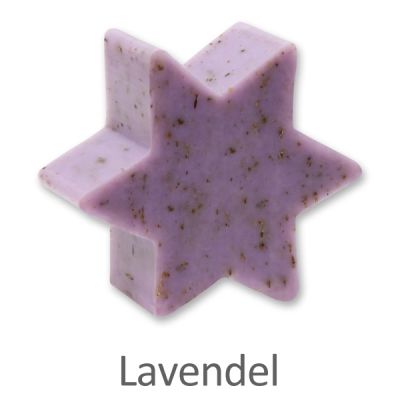 Schafmilchseife Stern klein 80g, Lavendel 