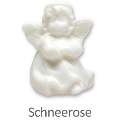 Schafmilchseife Engel stehend 50g, Schneerose 