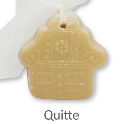 Sheep milk soap hanging gingerbread house 50g, Quince 