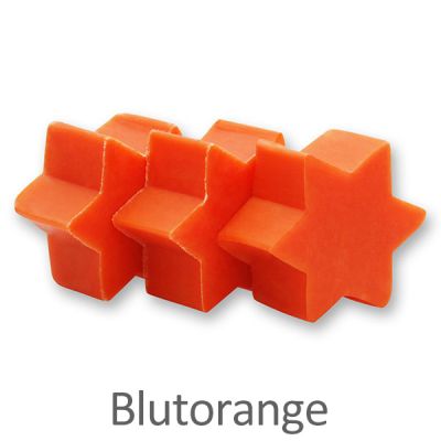 Schafmilchseife Stern mini 12g, Blutorange 