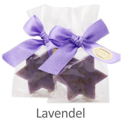 Sheep milk soap star 20g in a cellophane, Lavender 