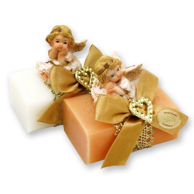 Sheep milk soap 100g decorated with an angel, Classic/quince 