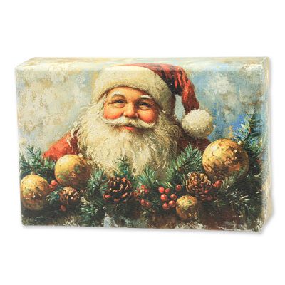 Schafmilchseife eckig 150g Eisenkraut "Weihnachtszauber-Motiv 10" 