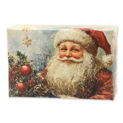 Schafmilchseife eckig 150g Granatapfel "Weihnachtszauber-Motiv 22" 