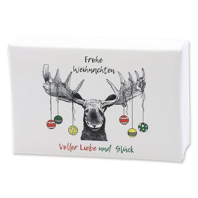 Schafmilchseife eckig 150g "Bunte Festtage Motiv 7", Classic 