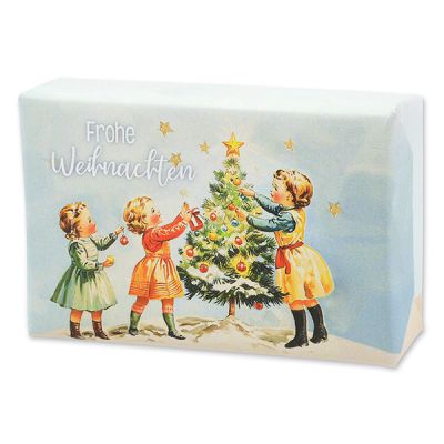 Schafmilchseife eckig 150g "Bunte Festtage Motiv 8", Classic 