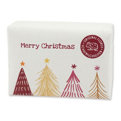 Sheep milk soap 150g "Colourful Holidays motif 9", Winter Magic 
