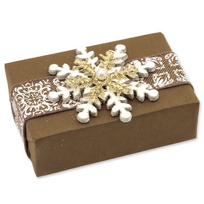 Schafmilchseife eckig 150g "Geschenkpäckchen", Zirbe 