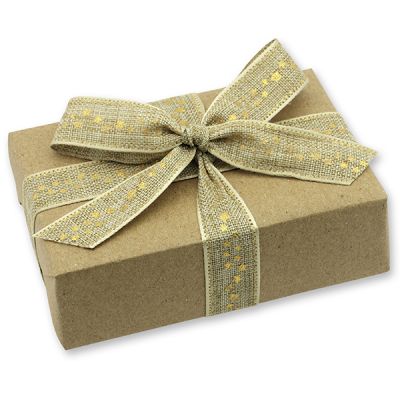 Schafmilchseife eckig 150g "Geschenkpäckchen", Zirbe 