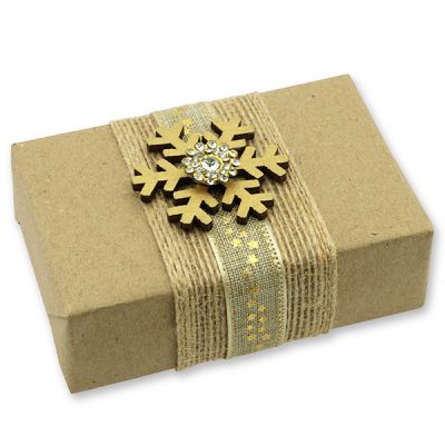 Schafmilchseife eckig 150g "Geschenkpäckchen", Zirbe 